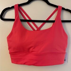 Lululemon Athletica Vibrant Pink Sports Bra (Lipgloss Color)